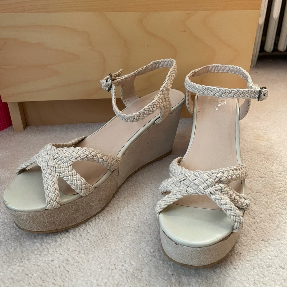 Urban Outfitters Braided Platform Sandles